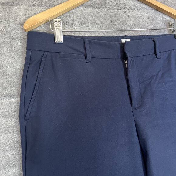 Gap Pants Womens Size 10R Blue Slim Crop Stretch Cotton Chino 24" Inseam Preppy - Picture 2 of 6